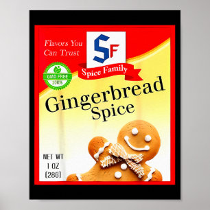 Ginger Bread Spice Group Costume Family Matching H Poster