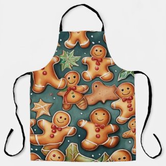 Ginger breadman Christmas Pattern 