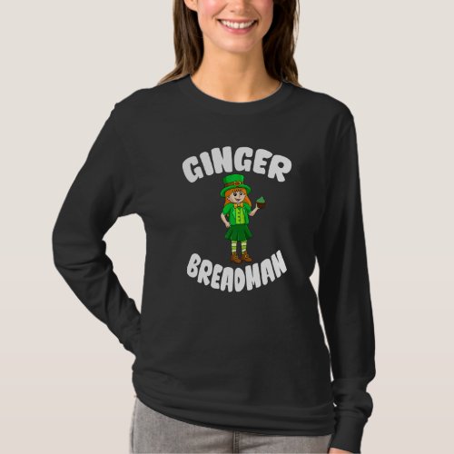Ginger Breadman St Patricks Day Green Cupcakes T_Shirt