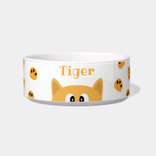 personalized cat dishes