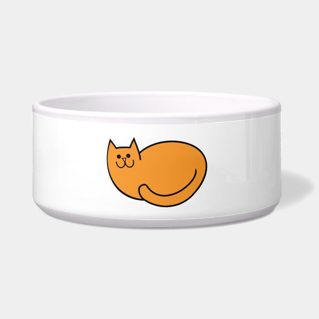 Ginger Cat Bowl (Front)