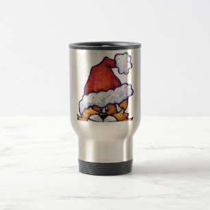 Ginger Cat Christmas Travel Mug