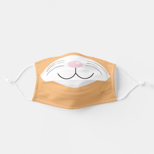 Ginger Cat Face Fun Humorous Cute Cartoon Adult Cloth Face Mask