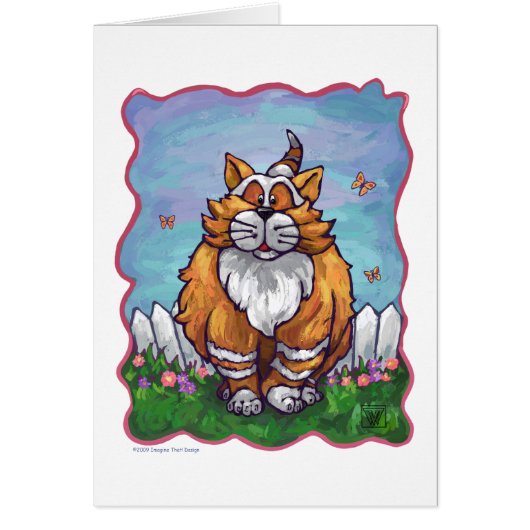 Ginger Cat Gifts & Accessories Cards (Front)