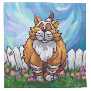 Ginger Cat Gifts & Accessories Cloth Napkin