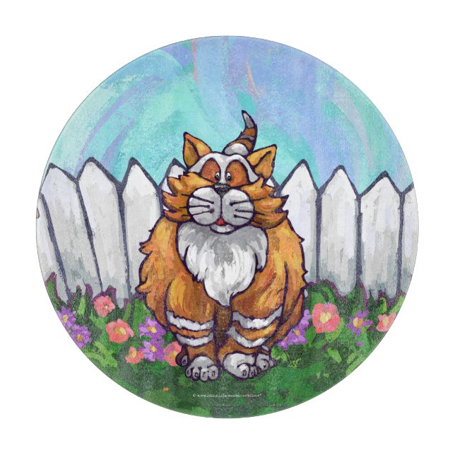 Ginger Cat Gifts & Accessories Cutting Board (Front)