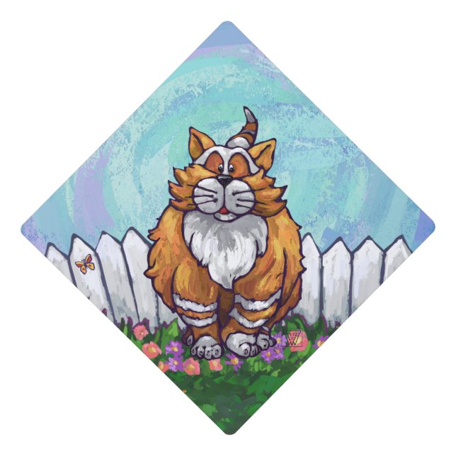 Ginger Cat Gifts & Accessories Graduation Cap Topper (Front)