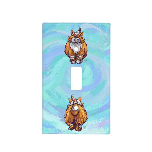 Ginger Cat Gifts & Accessories Light Switch Cover (Front)