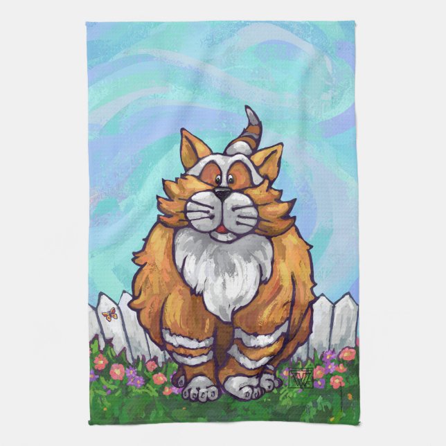 Ginger Cat Gifts & Accessories Towel (Vertical)