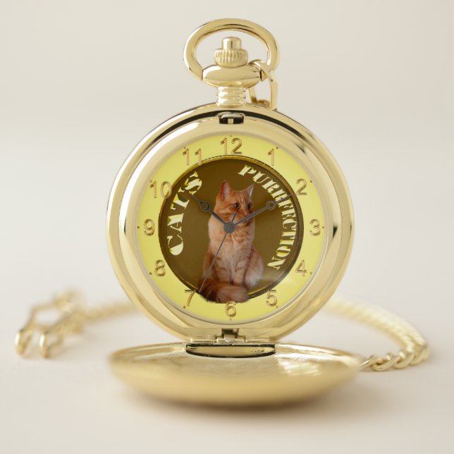 Ginger Cat Gold Coin, Pocket Watch (Inside)