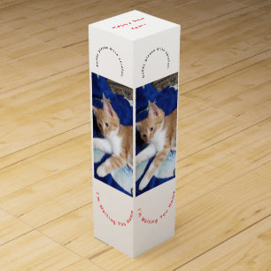 ginger cat humor photo text Daddy   Wine Box