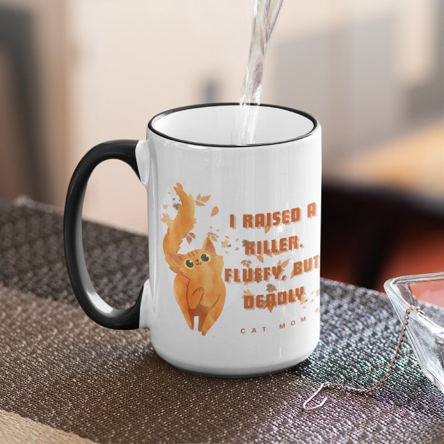 Ginger Cat I raised a Killer deadly but fluffy Mug (Creator Uploaded)