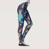 Galaxy cat Leggings by linkitty