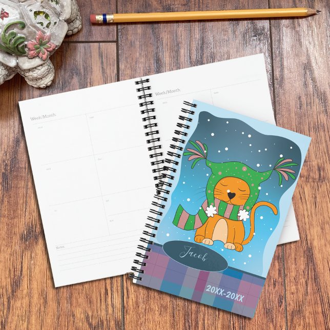 Ginger Cat in the Snow Planner (Creator Uploaded)