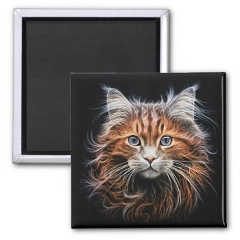 Ginger Cat Magnet by BluePlanet at Zazzle