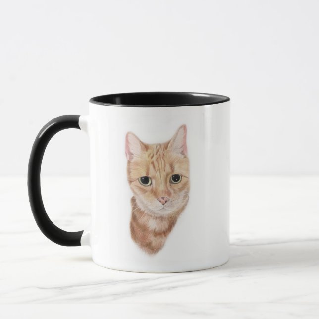 Ginger cat mug (Left)