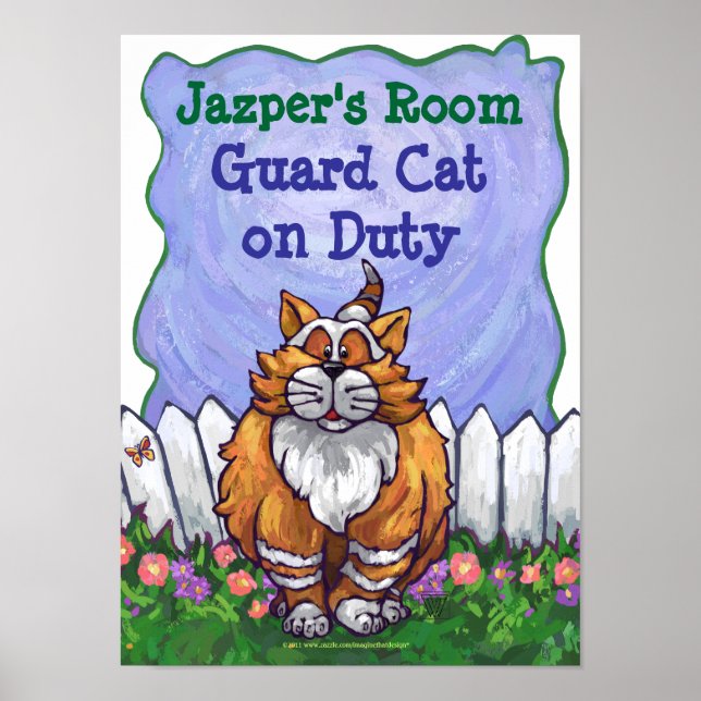 Ginger Cat My Room Poster (Front)