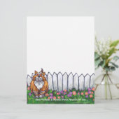 Ginger Cat Personal Letterhead (Standing Front)