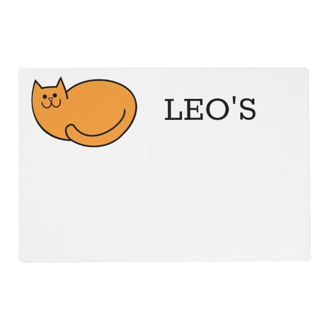 Ginger Cat Placemat (Front)