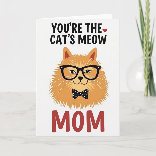 Ginger Cat Sweet Mothers Day Card (Front)