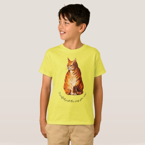 Ginger cat T_Shirt