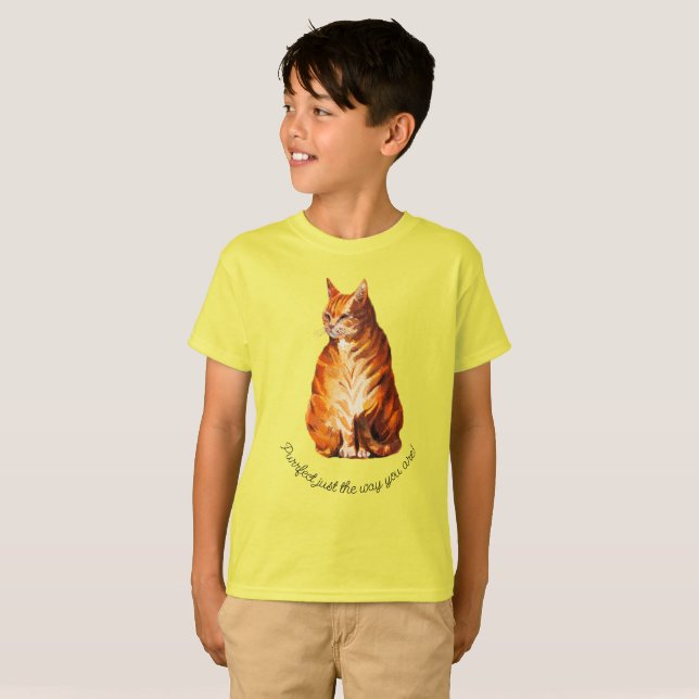 Ginger cat T-Shirt (Front Full)