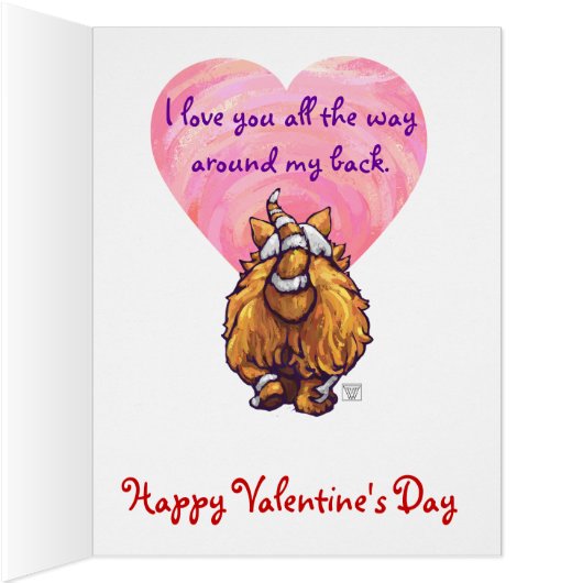 Ginger Cat Valentine's Day (Inside (Right))