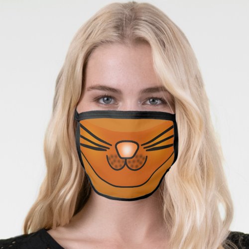 GINGER CAT whiskers FACE MASK