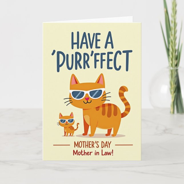 Ginger Cats Mothers Day Card (Front)