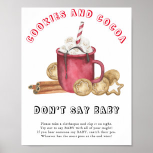 Ginger cookies with cocoa - Don't say baby  Poster