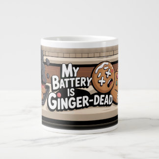 Ginger-Dead Battery Giant Coffee Mug