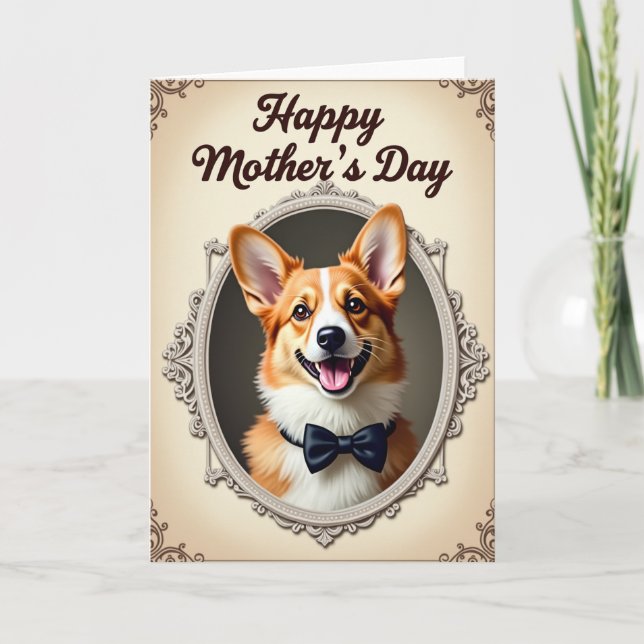Ginger Dog Mothers Day Card (Front)