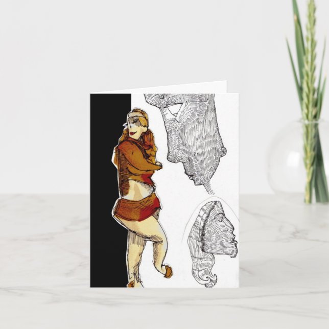 Ginger Girl Notecard (Front)