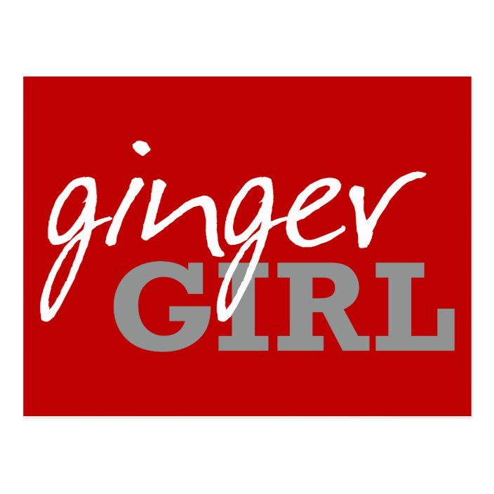 Ginger Girl Redhead Freckles Postcard 6658