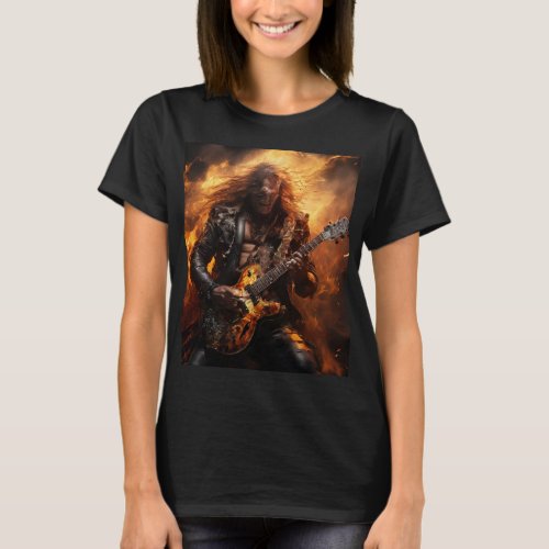 Ginger guitarist rider ghost shirt