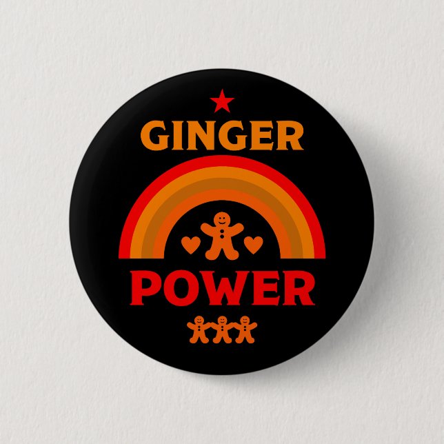 Ginger Hair Pride Button (Front)