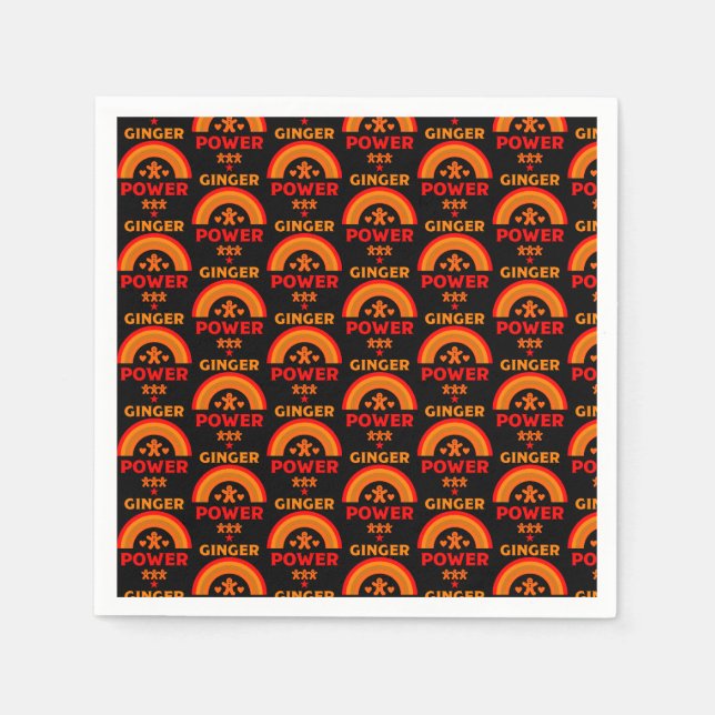 Ginger Hair Pride Napkins (Front)