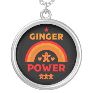 Ginger Hair Pride Silver Plated Necklace