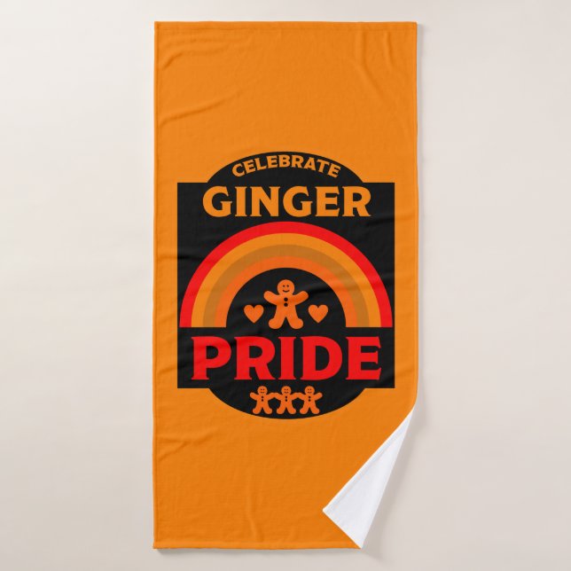 Ginger Haired Pride Bath Towel (Bath Towel)
