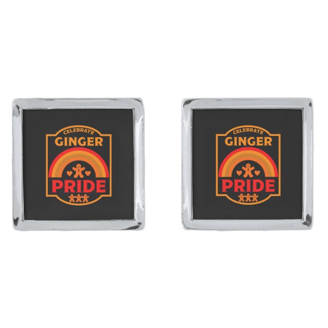 Ginger Haired Pride Cufflinks (Front)