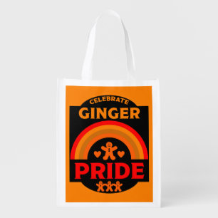 Ginger Haired Pride Grocery Bag