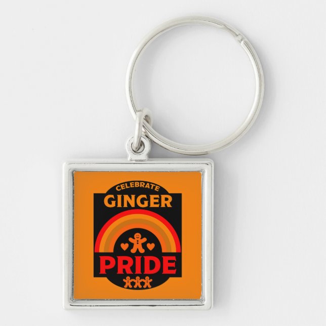 Ginger Haired Pride Keychain (Front)