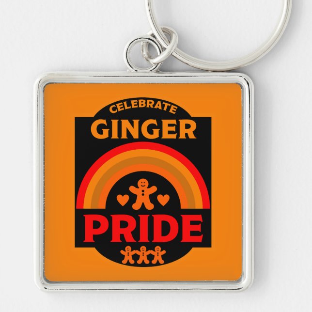 Ginger Haired Pride Keychain (Front)