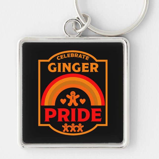 Ginger Haired Pride Keychain (Front)