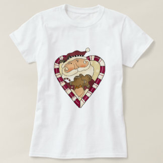 Ginger Heart Santa T-shirts and Gifts
