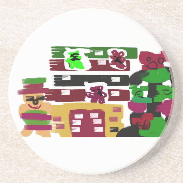 Ginger hotel coaster (Front)