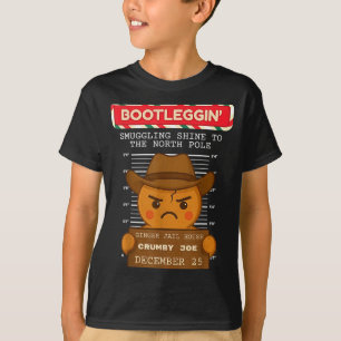 Ginger Jailhouse Christmas Humor Gingerbread Coupl T-Shirt