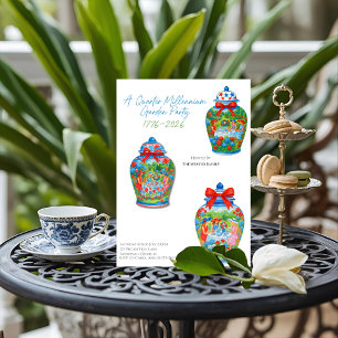 Ginger Jar 250th Anniversary Garden Party Invitation