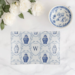 Ginger Jar Blue and White Chinoiserie Trinket Tray