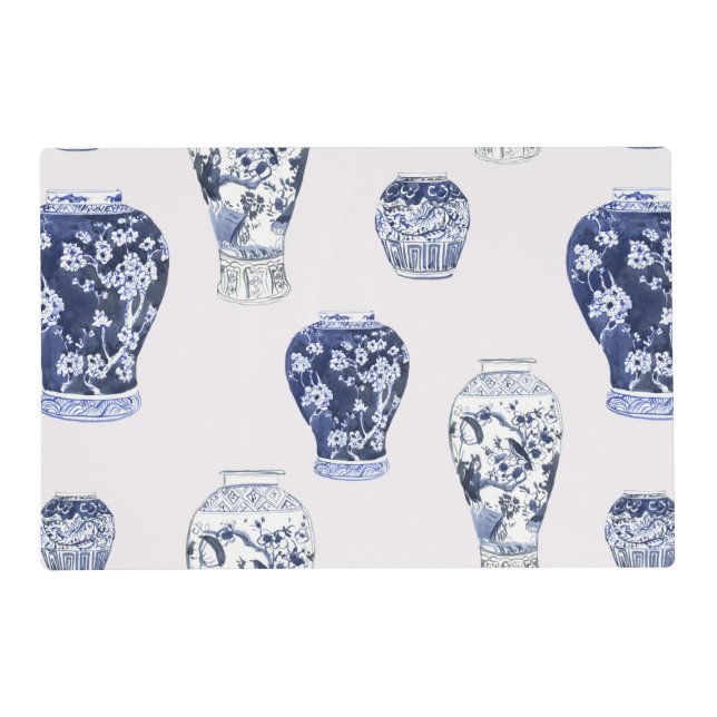 Ginger Jar Chinoiserie Placemat (Front)